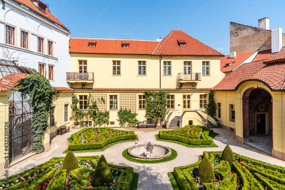 Vrtbovska baroque garden in Prague