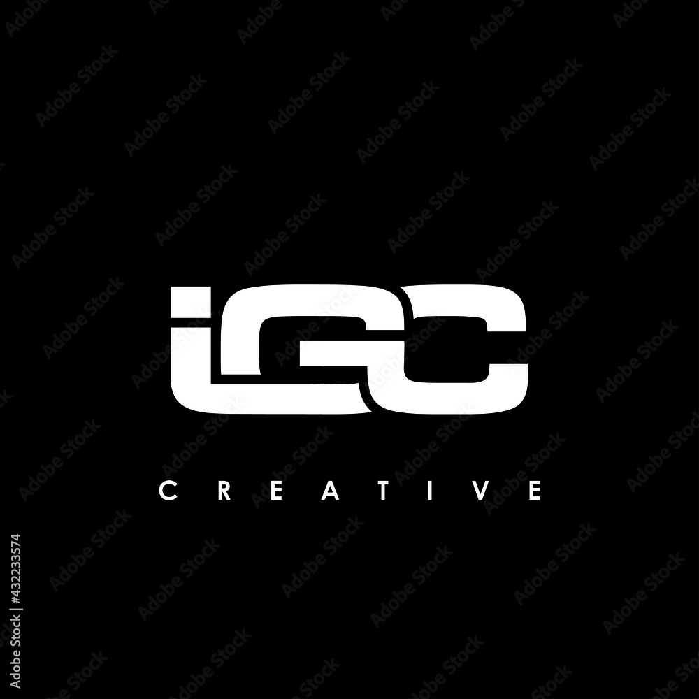IGC Letter Initial Logo Design Template Vector Illustration