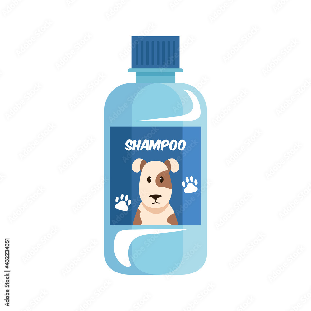 dog shampoo bottle Stock Vector | Adobe Stock
