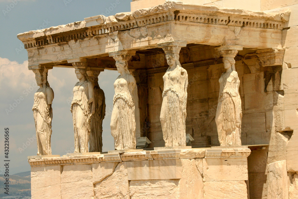 The Ruins in the historical city Athens Greece, the Parthenon, Acropolis, and Mars Hill The Ruins in the historical city Athens Greece, the Parthenon, Acropolis, and Mars Hill