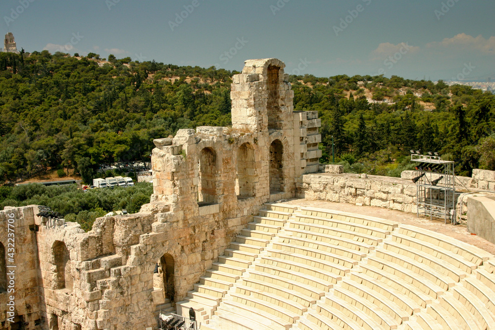  The Amphitheater in Athens, Greece