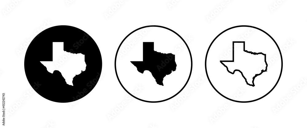 Texas icon set. texas sign symbol Texas icon set. texas sign symbol