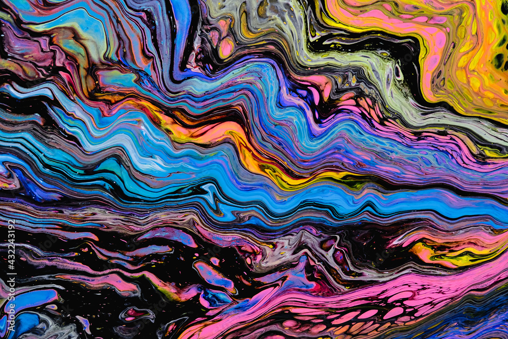 Schöne Farben des Wassers im Dschungel Schöne Farben des Wassers im Dschungel