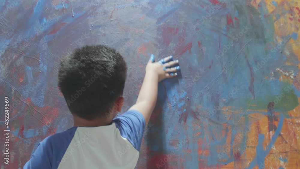 Little Boy Painting Art Picture By Hands
Little Boy Painting Art Picture By Hands