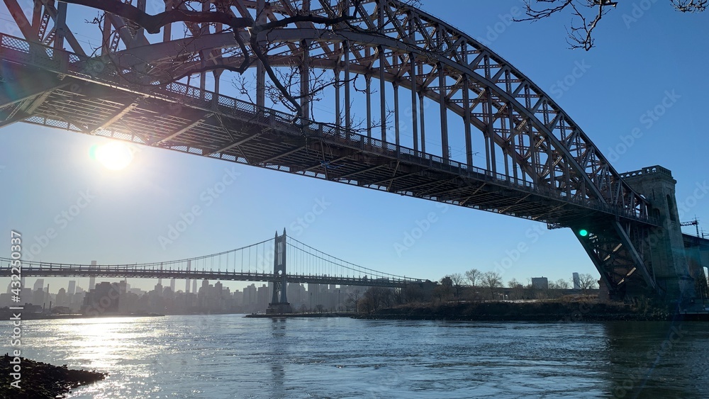 Naklejka premium Astoria Park NYC Hell Gate