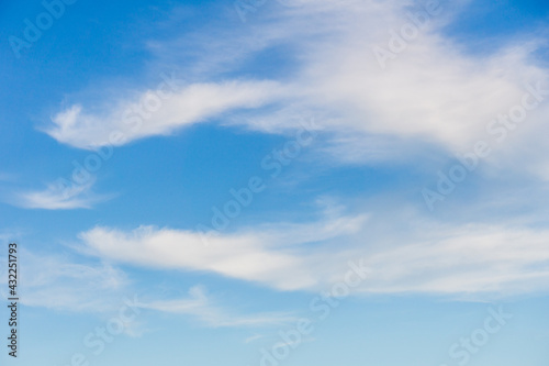 Fototapeta Naklejka Na Ścianę i Meble -  White cloud in the blue sky summer time