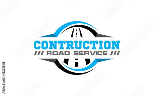 Illustration graphic vector of Asphalt repair, roadwork, pavement logo design template