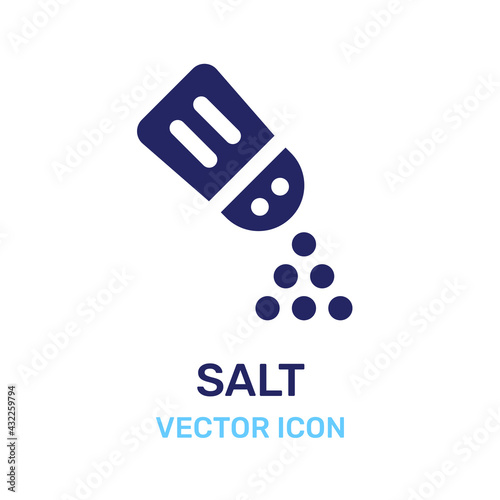 Salt icon vector
