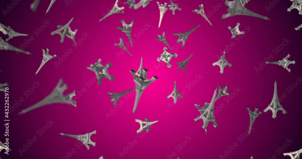 eiffel tower falling slow motion animation eiffel tower falling slow motion animation