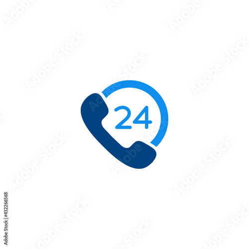 Free Download 24 hours Flat icon vector for computer, web and mobile app  - GFXLoad