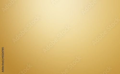 Gold gradient blurred background with soft glowing backdrop, background texture for design