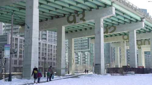 The Bentway public outdoor community event space at Fort York National Historic Site in Garrison Commons Toronto photo