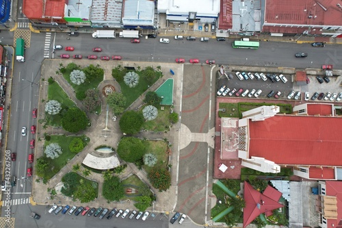 Aerial View of Perez Zeledon, San Isidro del General, Costa Rica photo