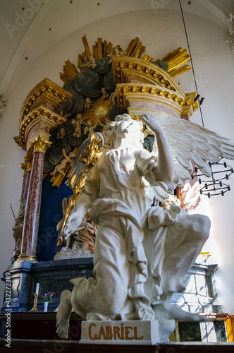 Interior of the Church of Our Saviour (Vor Frelsers Kirke), Copenhagen, Denmark