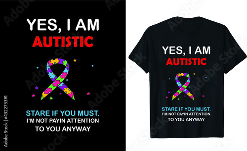 Autism T Shirt Design, Autism puzzle T Shirt, T Shirt Design Idea,