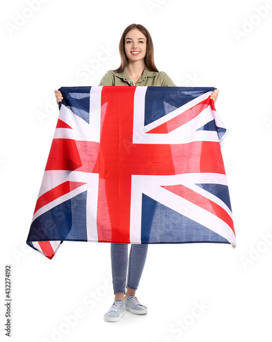 Beautiful young woman with ...