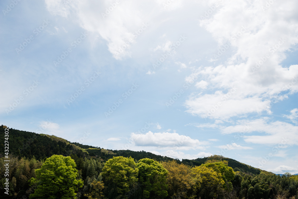 奈良県の吉野郡の景色