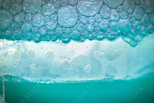 Glass flask with a chemical reagent.