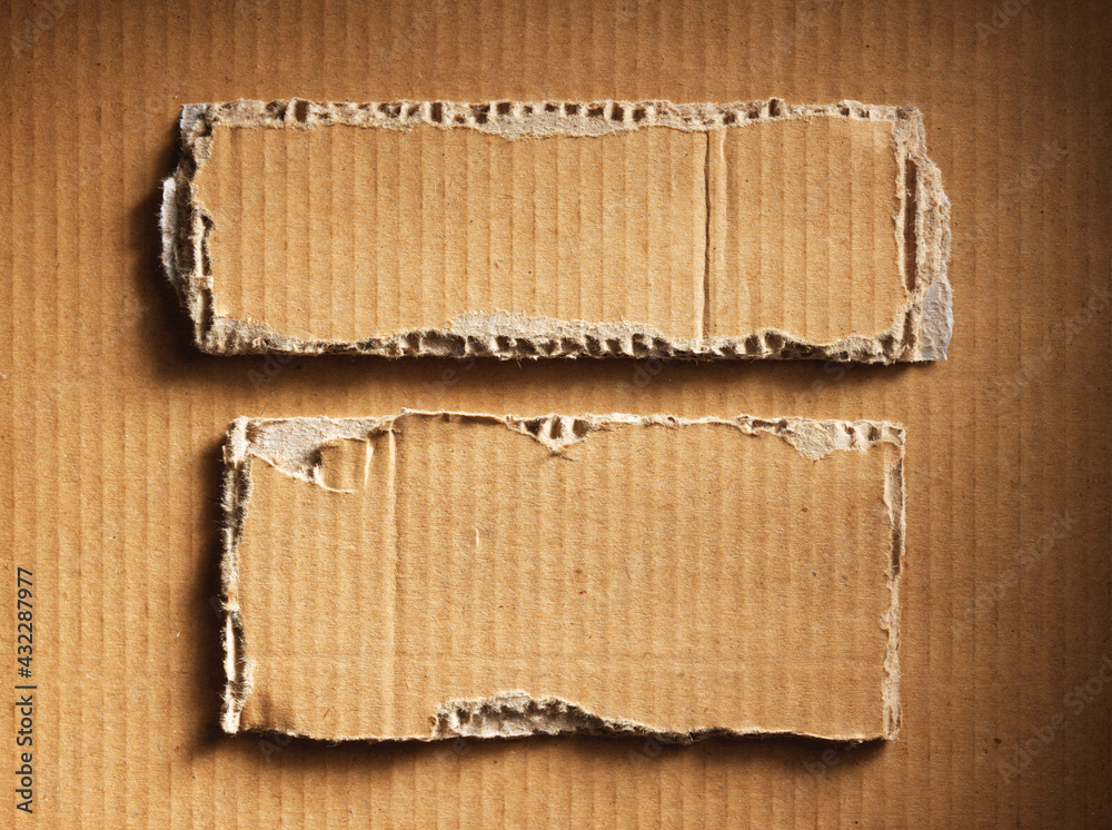 Corrugated cardboard Stock Photo | Adobe Stock