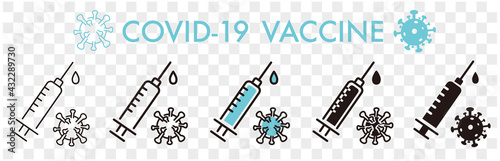 Medicine vaccine sign. Medical syringe icon. set vaccination vaccinated
