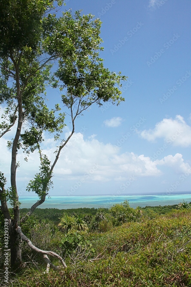 View from the tip of Babeldaob, the big island of Palau, facing the Philippine Sea.