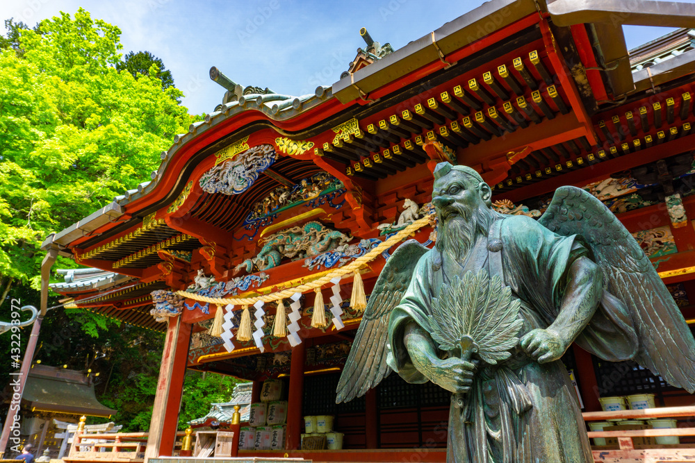 Photography Poster 高尾山薬王院本社（寺社仏閣） 天狗像 東京都