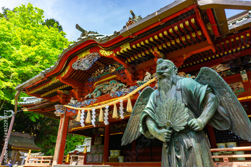高尾山薬王院本社（寺社仏閣）　天狗像　東京都八王子市