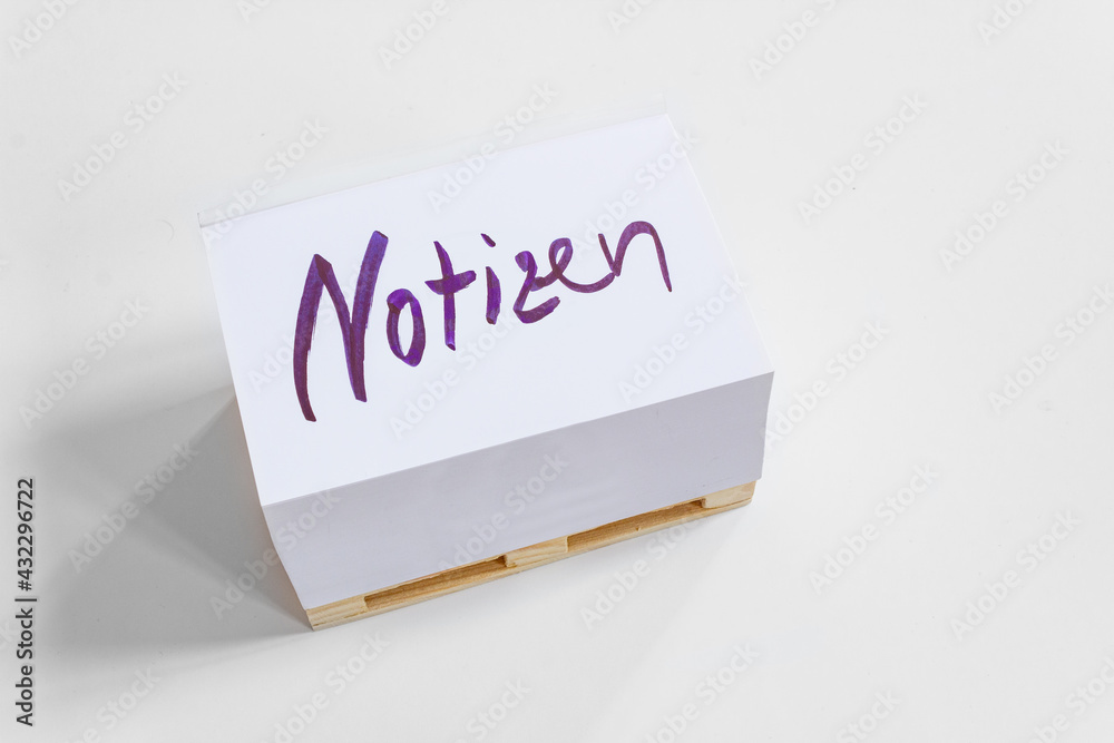 Notizblock für wichtige Infos