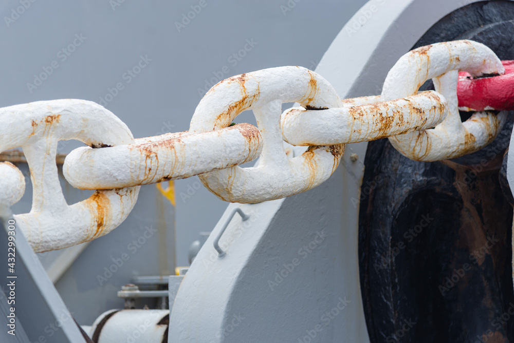 Naklejka premium Anchor chain