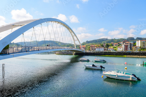 views of plentzia harbor in basque country, Spain © jon_chica