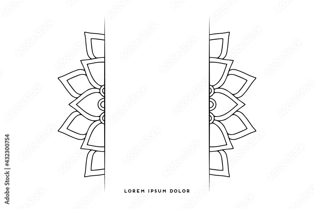 Dreamy wallpaper with mandala pattern Dreamy wallpaper with mandala pattern