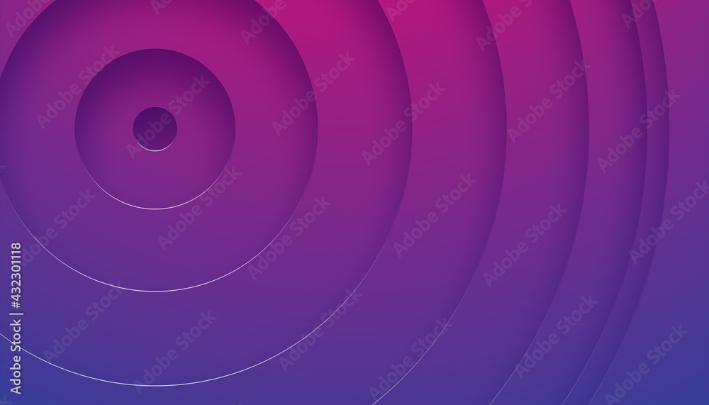 Abstract colored background of rings