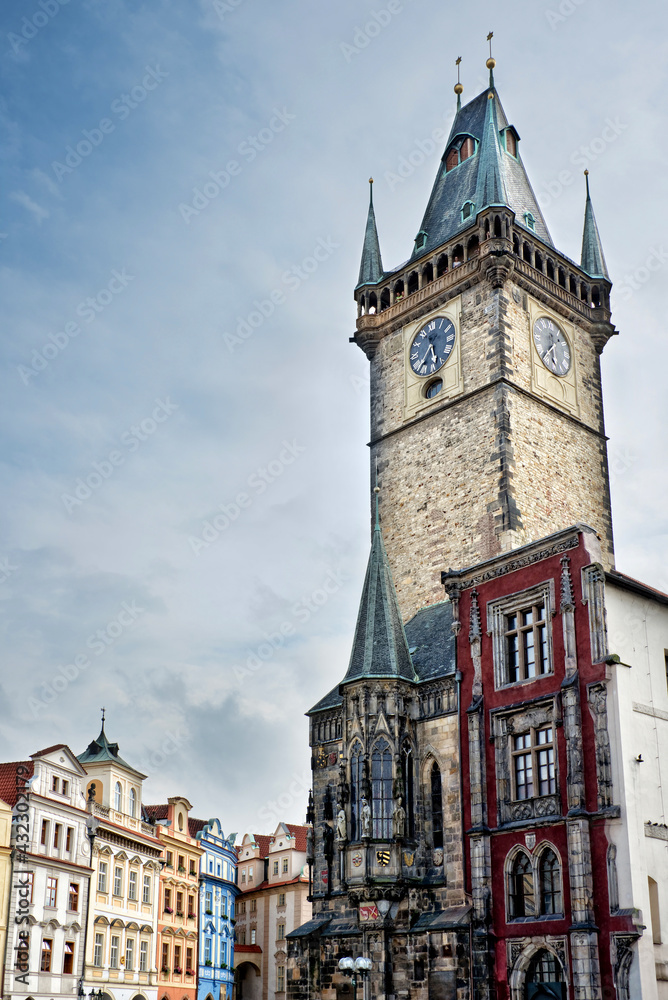 Fototapeta premium Old Prague City hall, Czech republic