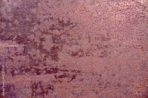 Abstract background of the rusted metal. Grunge old iron panel. © dmitryabaza