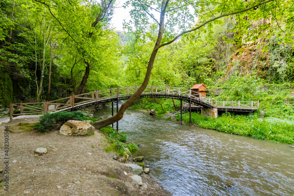 Kursunlu Natural Park in Salihli Town of Manisa Province. Kursunlu Natural Park in Salihli Town of Manisa Province.