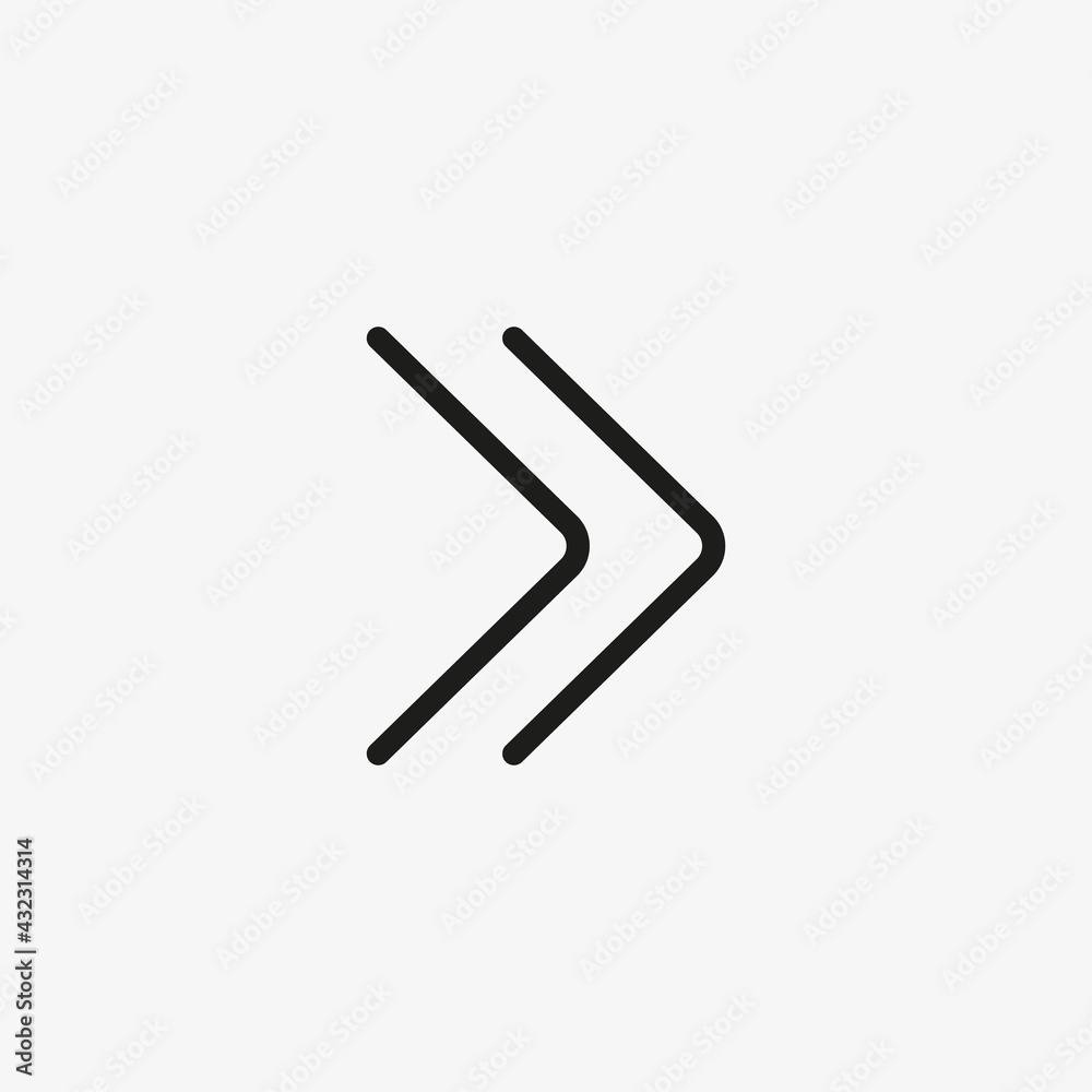 Right arrow icon. Next page, forward multimedia button symbol for website and mobile app UI design. Right arrow icon. Next page, forward multimedia button symbol for website and mobile app UI design.