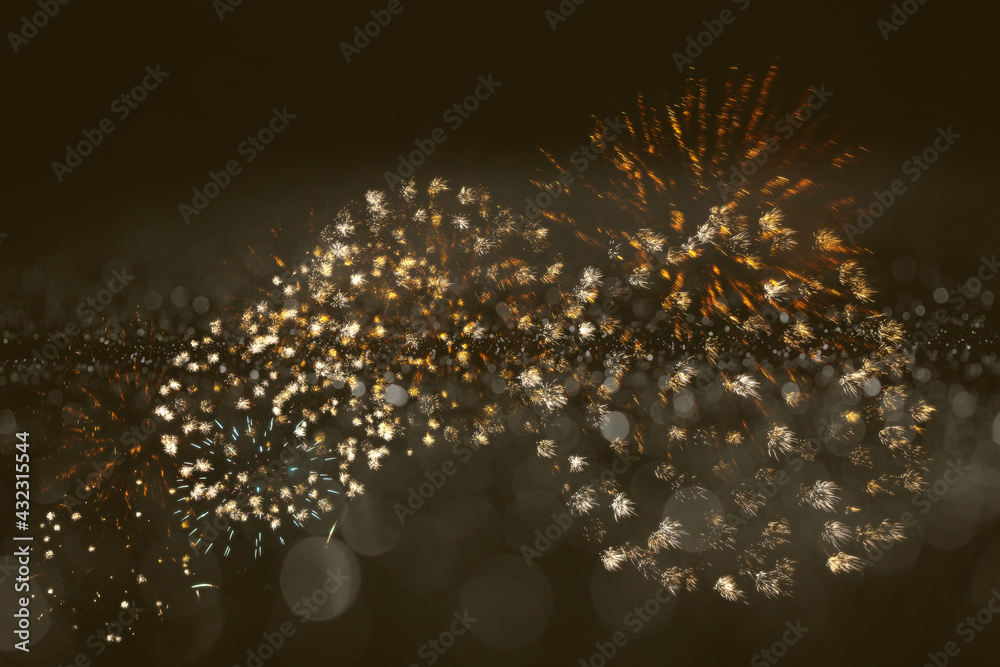 Fototapeta premium colorful fireworks for background