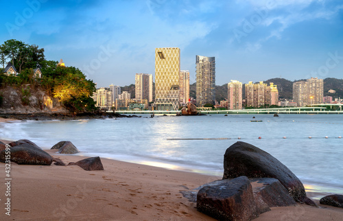 Urban Architecture and Yanwu Bridge in Siming District, Xiamen photo