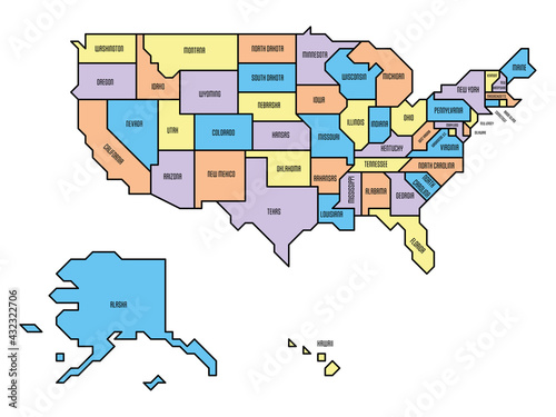 Generalized retro map of USA
