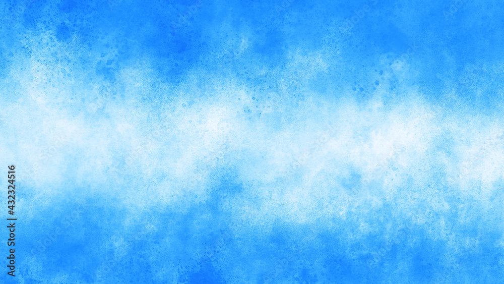 水色の水彩背景素材stock Illustration Adobe Stock