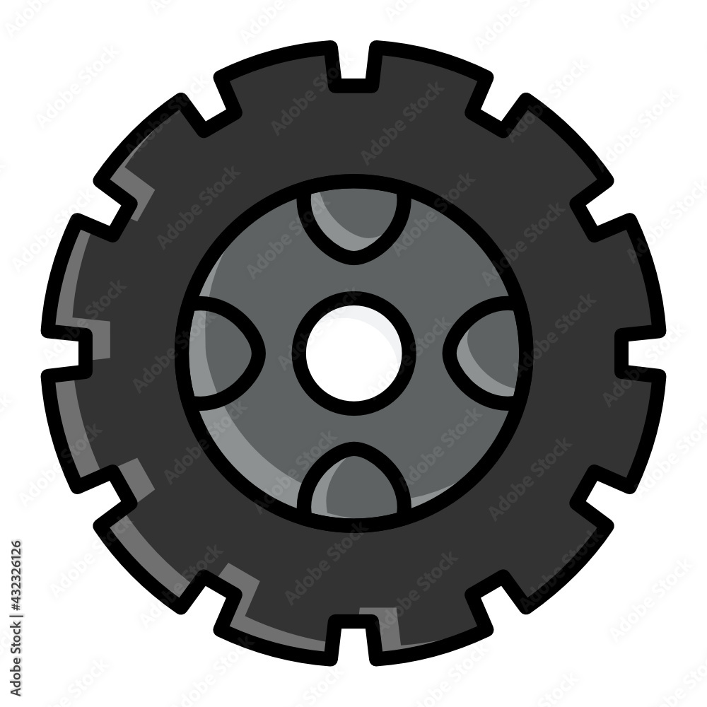 Vehicle Extra or Spare Tire, Simple Perfect Shape Wear Tire Concept, Tyre with Alloy Rim Vector Color Icon Design, Car Tyre and Alignment Service Center Symbol Tyre Repair and Fix stock illustration Vehicle Extra or Spare Tire, Simple Perfect Shape Wear Tire Concept, Tyre with Alloy Rim Vector Color Icon Design, Car Tyre and Alignment Service Center Symbol Tyre Repair and Fix stock illustration