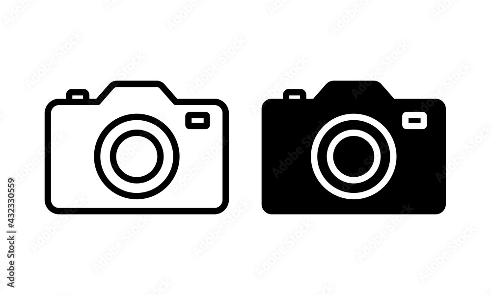 Camera icon, Camera symbol for web