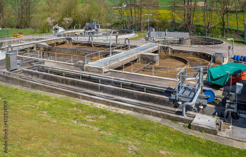 Fotografie Sewage treatment plant