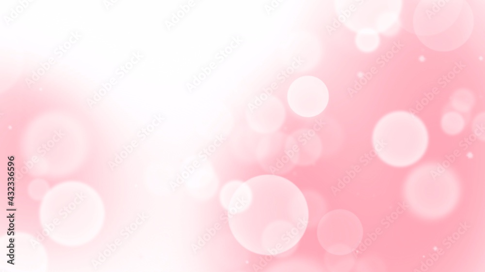 Abstract Pink color smooth background with light bokeh ,clear backgrounds in sweet wallpaper