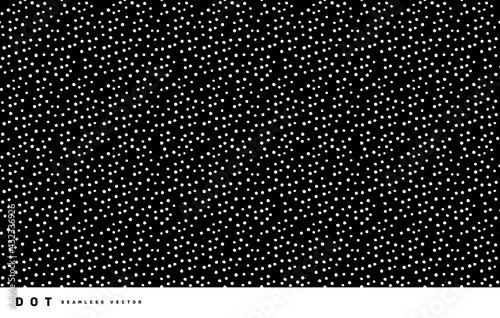 Seamless pattern of irregularly arranged dots