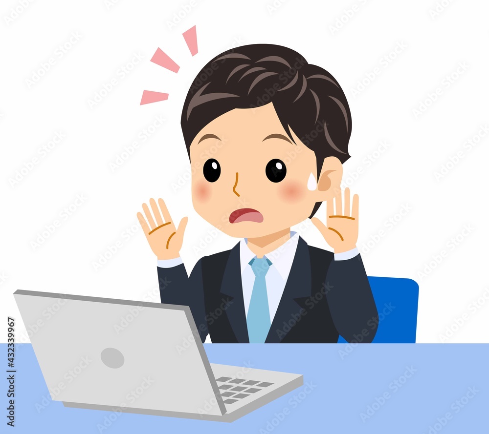黒いスーツを着た男 黒いスーツを着た男