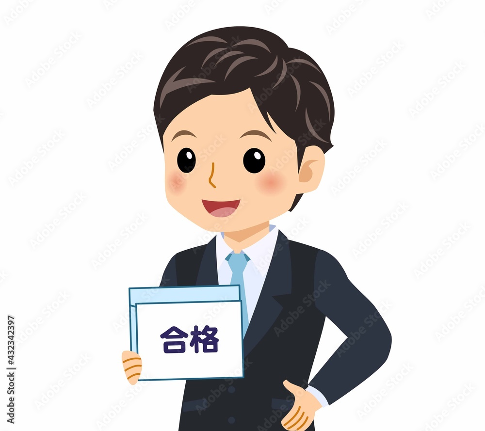 黒いスーツを着た男 黒いスーツを着た男