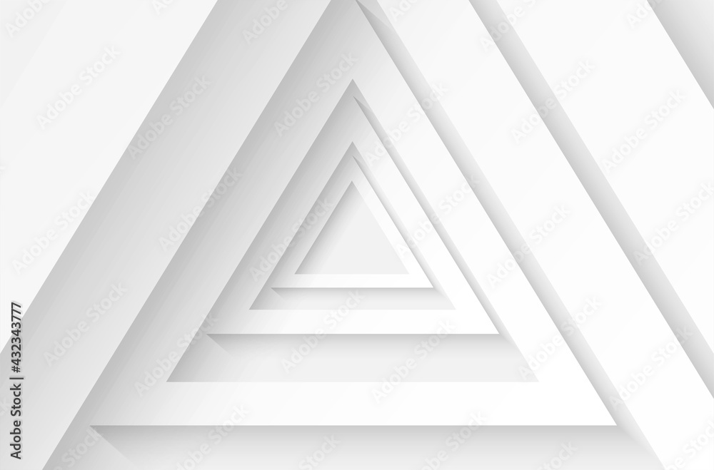 Abstract. Polygon triangle paper white background. light and shadow .Vector. Abstract. Polygon triangle paper white background. light and shadow .Vector.