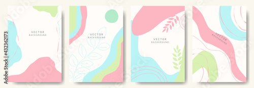 Modern abstract background.minimal trendy style with copy space for text-design templates good for postcards, poster, business card, flyer, brochure,magazine,social media and other.vector illustration
