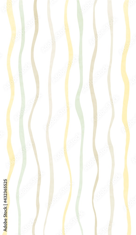 Fototapeta premium abstract vertical background for design social networks blog stories mobile apps with stripes. Yellow green white background